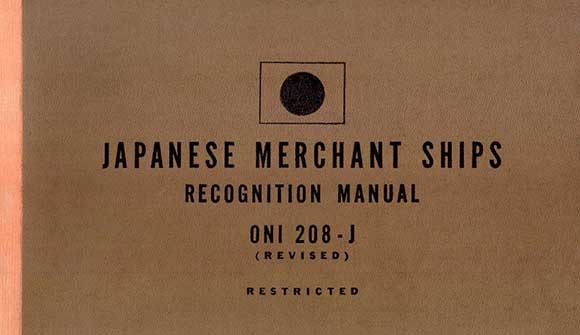 Japanese Merchant Ships Recognition ManualONI 208-J(Revised)