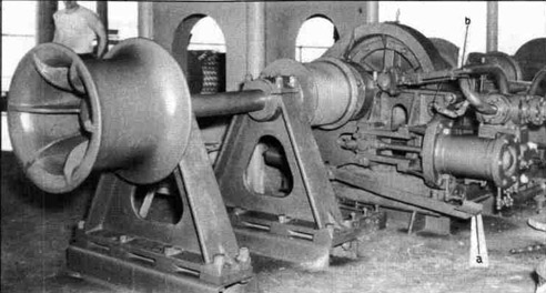 Fig. 266--After Deck Winch Showing Controls