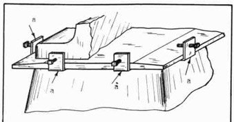Fig. 288--Jacking Screws Tack Welded to Foundation Top