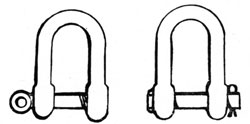 SCREW AND PIN SHACKLES