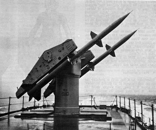 Figure 1D2.-Terrier missiles and launchers.