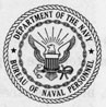 Department of the Navy, Bureau of Naval Personnel seal.