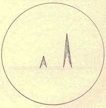 Figure 4 Mt. 3/Mk. 4-7. Pips on trainer's or pointer's scope.