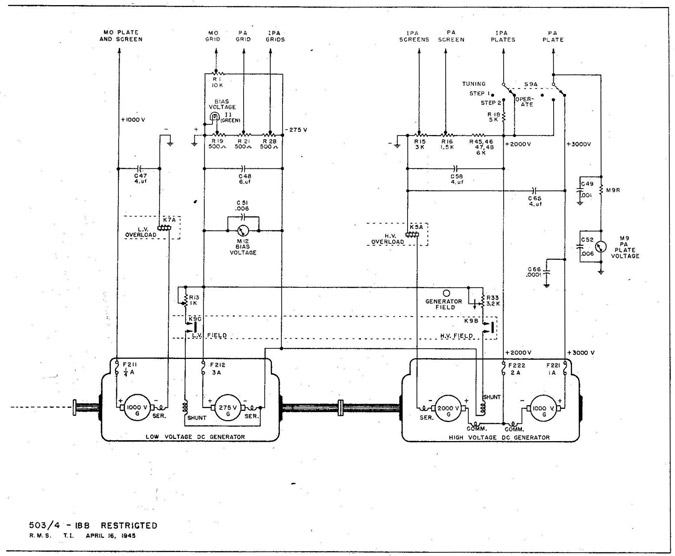 Staring circuit diagram
