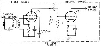 Two stage a.f. amplifier.