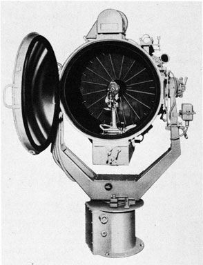 Fig. 13. Searchlight, showing Lamp in Position.