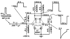 Simplified trigger circuit schematic.