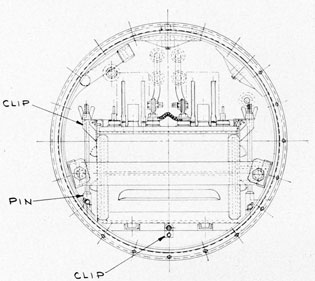 FIGURE 32-4.-Battery compartment-End view.