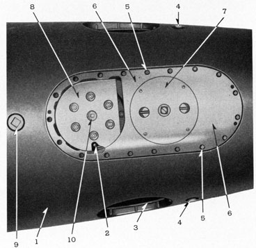 FIGURE 93-8.-Gyro and immersion mechanism base plate.