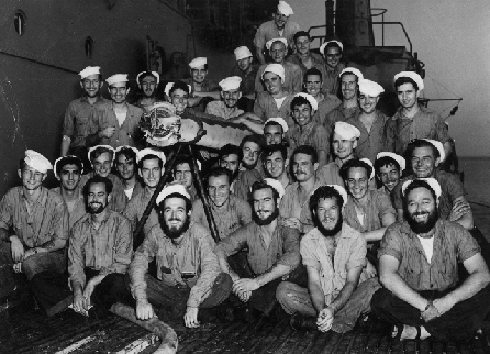 Photo of the crew during the war.
