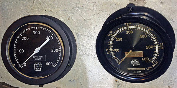 Installed replica gauges.
