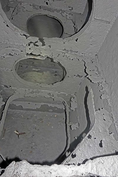 inside sanitary tank