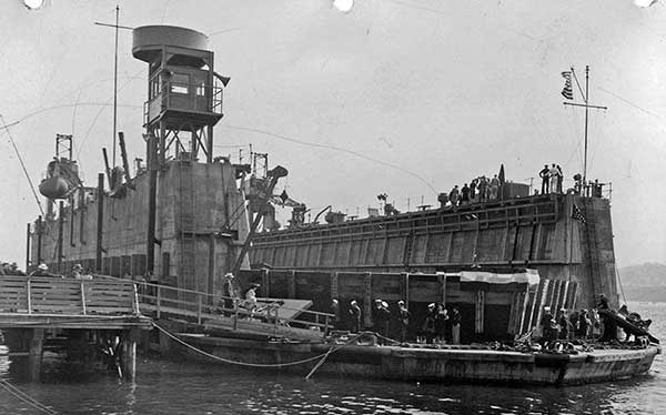 similar dock in WW II