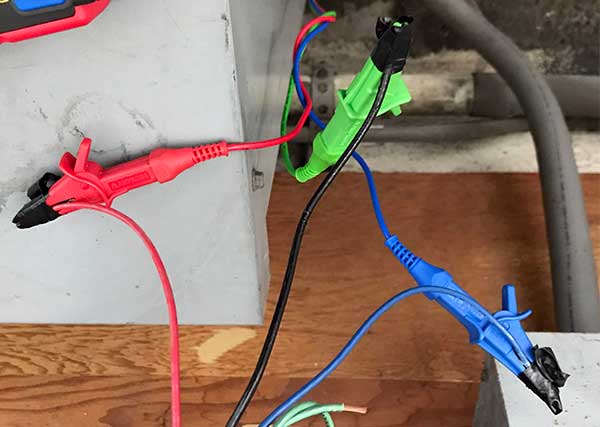 connections to phase meter