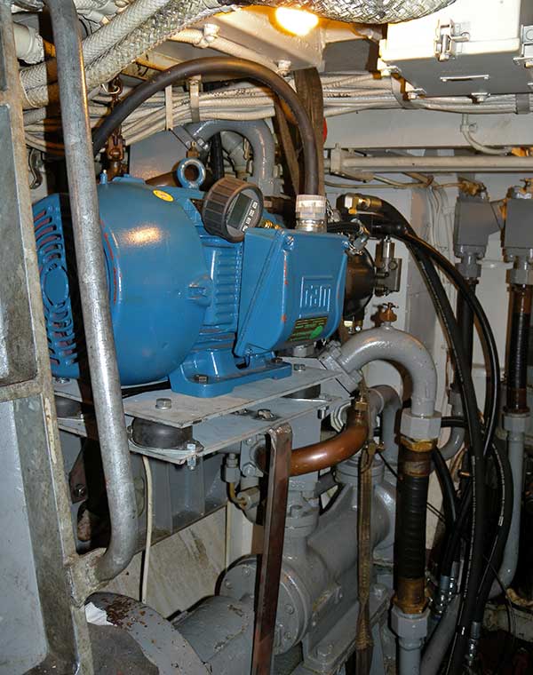 photo of pump in pump room