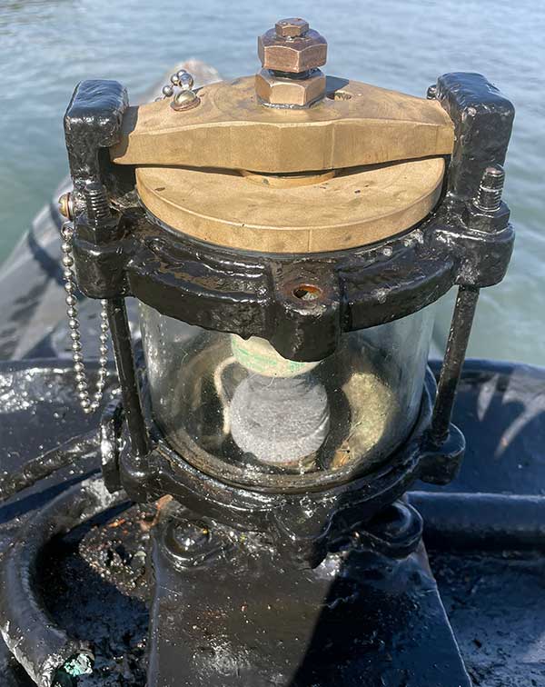 stern light with replica cover