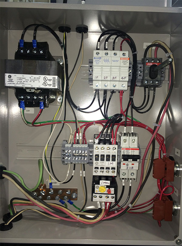 inside the electrical panel