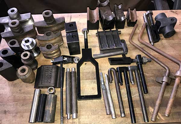 tools laid out on a table