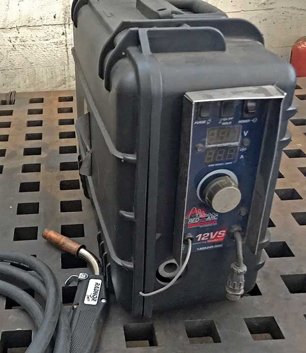 photo of suitcase MIG welder