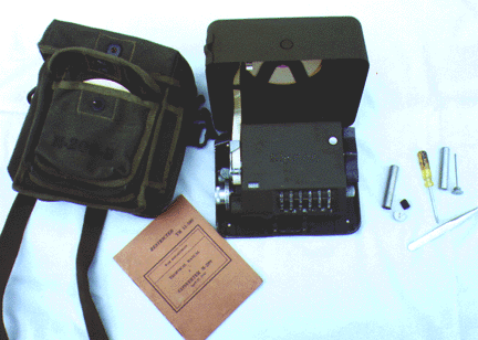 CSP-1500 case, manual and open cipher.