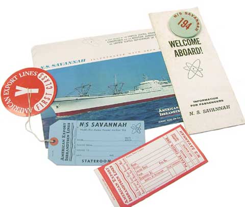 tags, brochure, etc. given to passengers