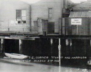Corner of Stuart and Harrison, 1912