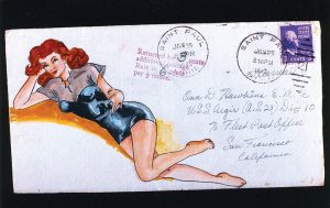 Muriel's Envelope January 1945