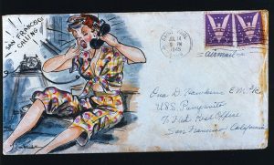 Muriel's Envelope July 1945