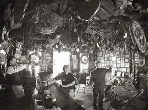 Inside the saloon